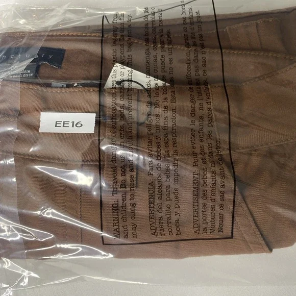 Sanctuary Modern Straight Wide Leg Pants High Rise Women's Sz 29 Clove Brown - Picture 12 of 12